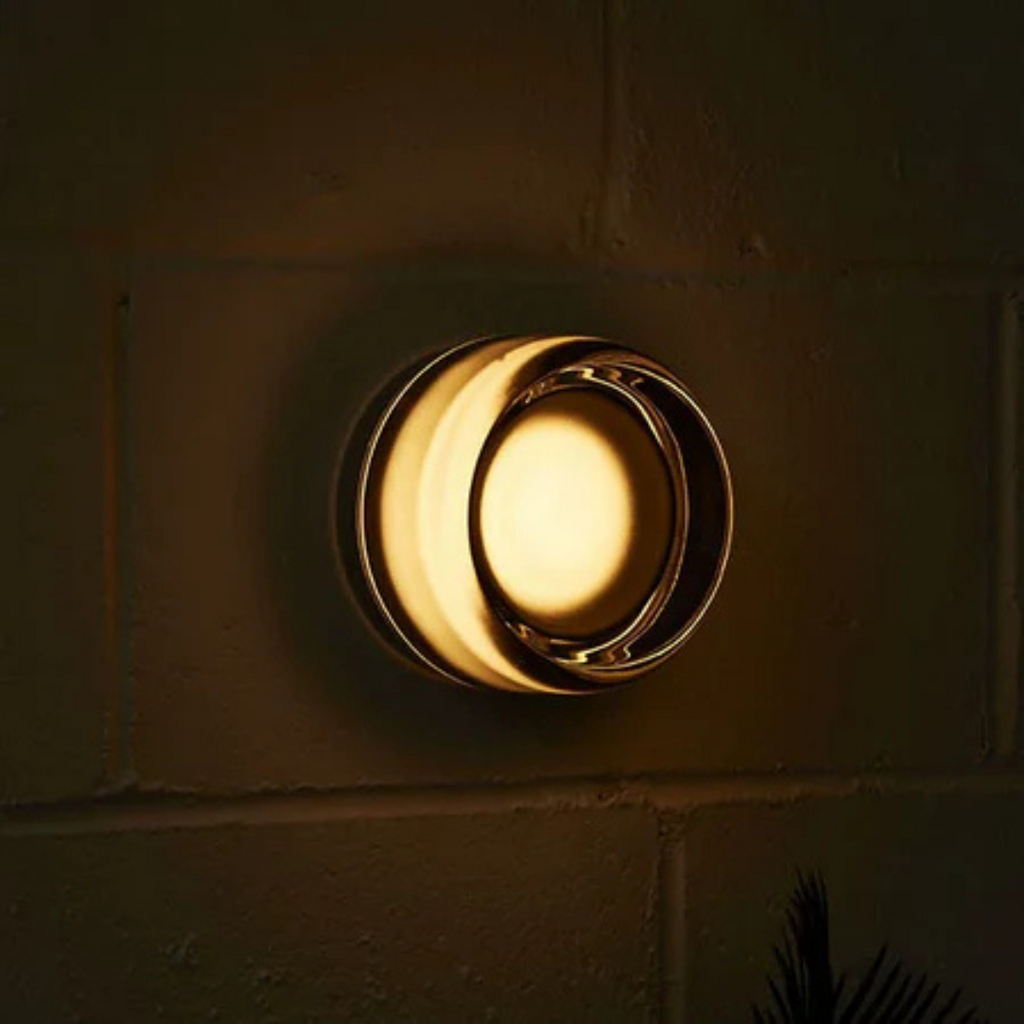 Round LED Wall Light with Frosted Glass Diffuser Flush Mount Bedroom Sconce - Image 10