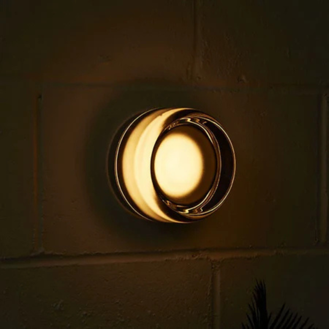Round LED Wall Light with Frosted Glass Diffuser Flush Mount Bedroom Sconce - Image 10