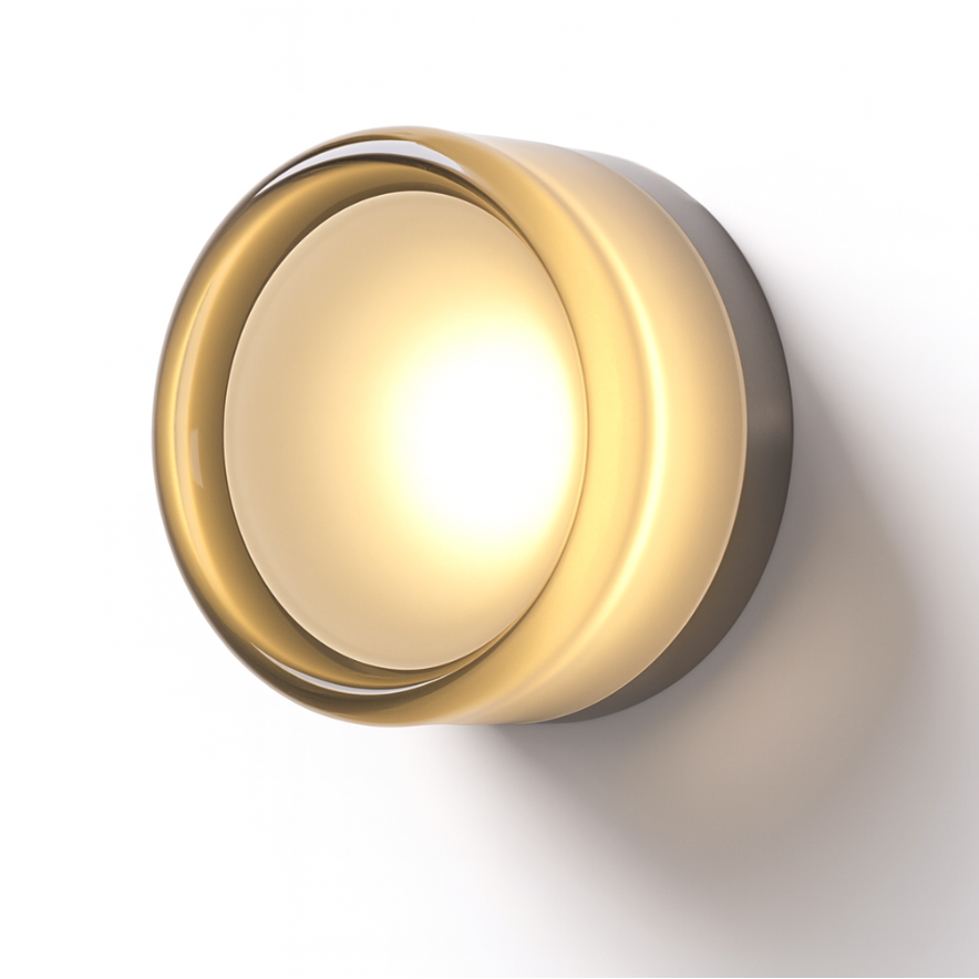 Round LED Wall Light with Frosted Glass Diffuser Flush Mount Bedroom Sconce - Image 11