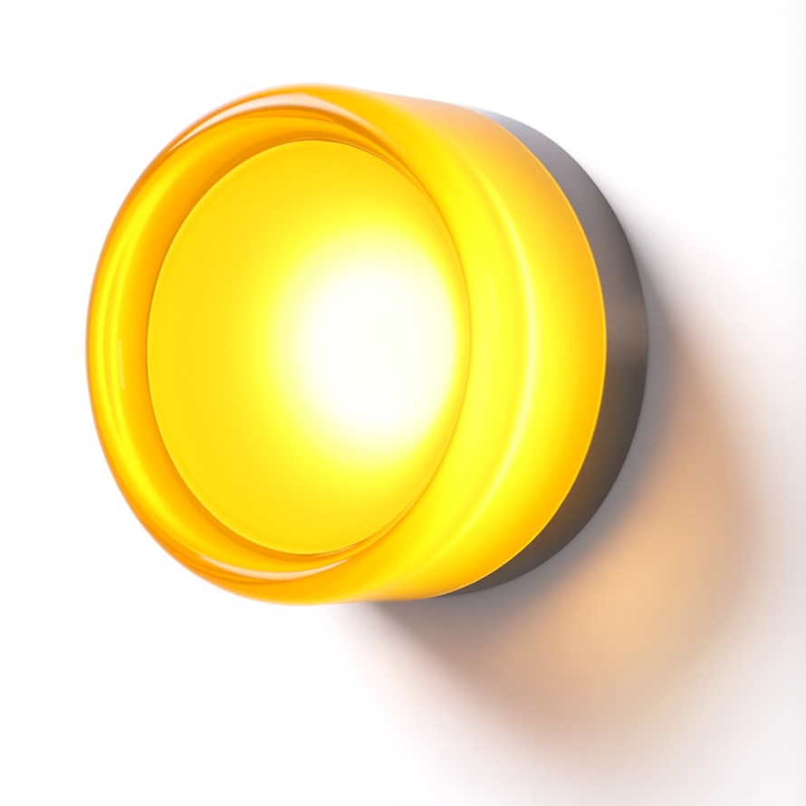 Round LED Wall Light with Frosted Glass Diffuser Flush Mount Bedroom Sconce - Image 13
