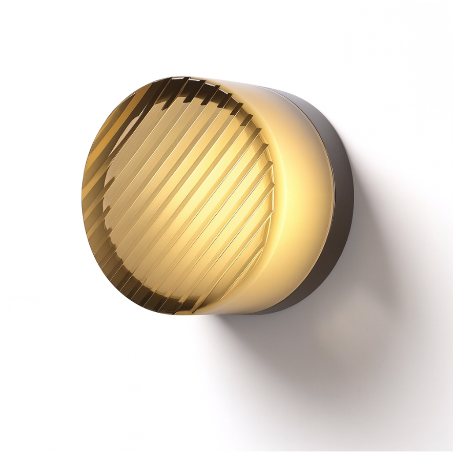 Round LED Wall Light with Frosted Glass Diffuser Flush Mount Bedroom Sconce - Image 14