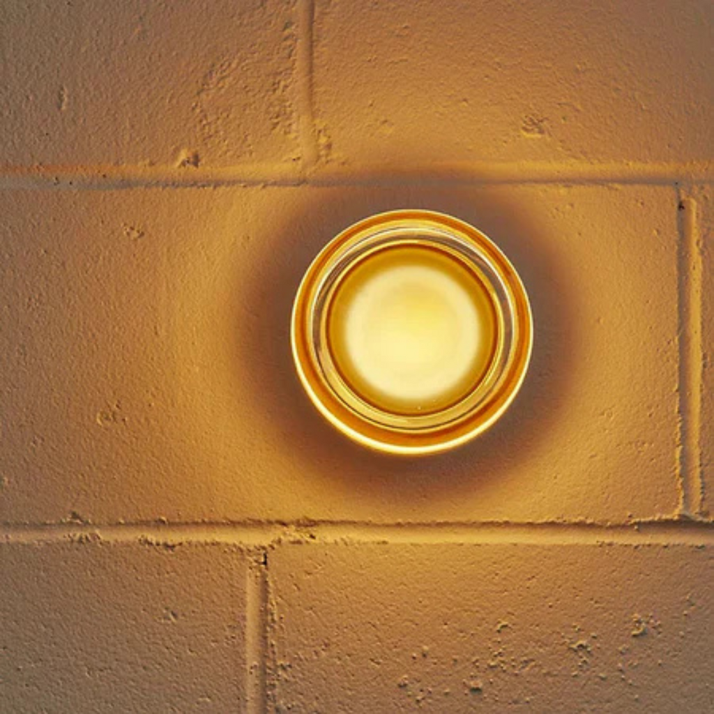 Round LED Wall Light with Frosted Glass Diffuser Flush Mount Bedroom Sconce - Image 9