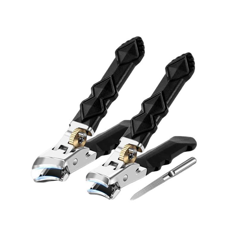 Sharpest Heavy Duty Toenail Clippers with Curved Stainless Steel Blades and Wide Jaw for Thick Nails - Image 1