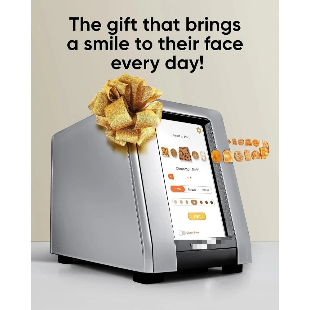 Smart Touchscreen Toaster with Panini Press Warming Rack and Digital Controls - Image 5