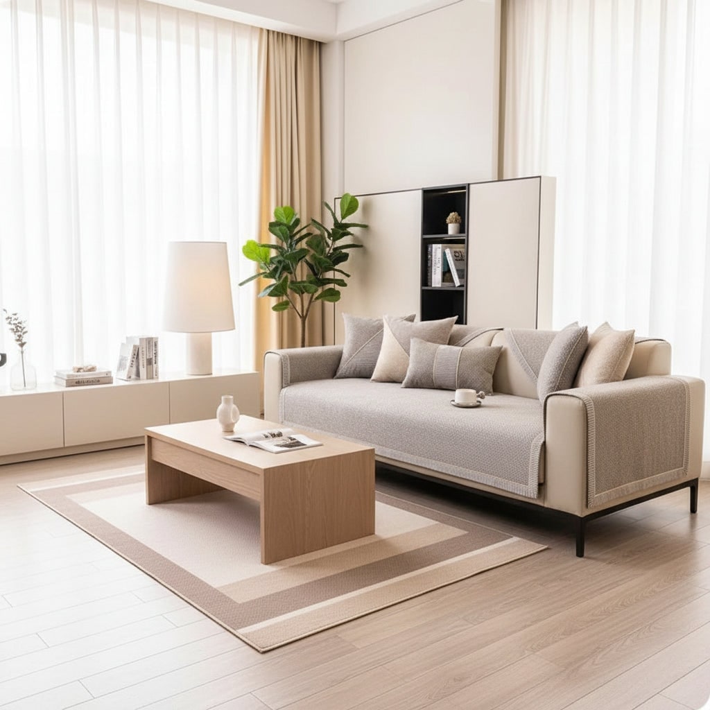 Sofa Couch Cover Quilted Sectional with Non-Slip Modular Design and Washable Fabric - Image 4