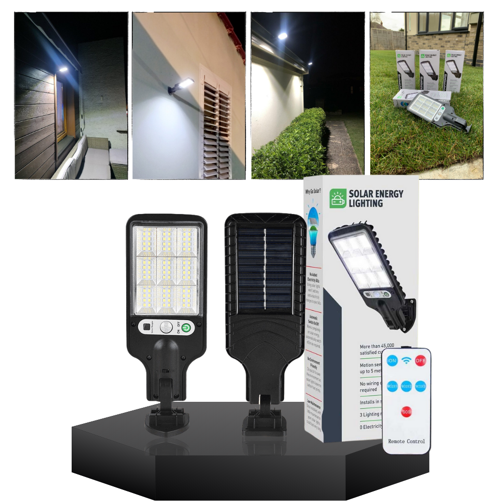 Solar Wall Lights Outdoor with Motion Sensor and Remote Control LED Landscape Lighting - Image 2