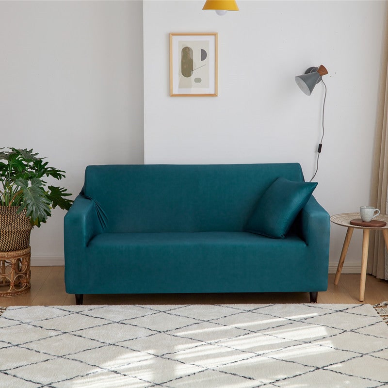Stretch Sofa Cover with Elastic Slipcover Design and Wrinkle-Resistant Knit Fabric - Image 29