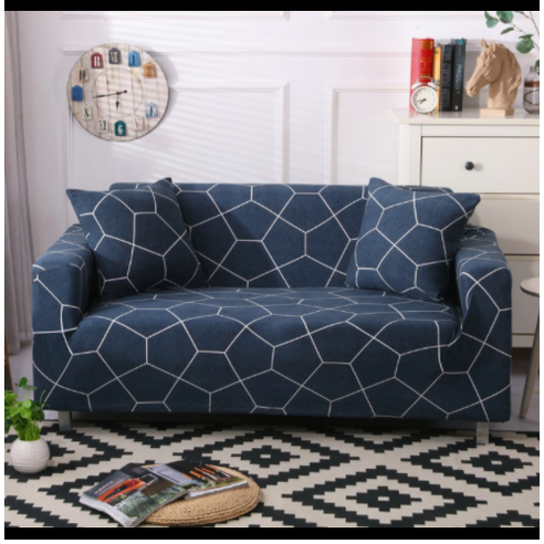 Stretch Sofa Cover with Fitted Slipcover Design and Matching Cushion - Image 4