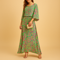 Stylish summer dress for women with an elegant eye-catching design and flattering fit, perfect for brunches, garden parties, and summer evenings.