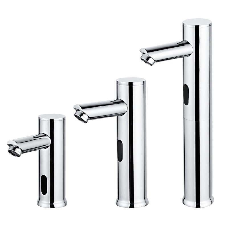 Touchless Bathroom Faucet with Motion Sensor and Single Hole Deck Mount - Image 12