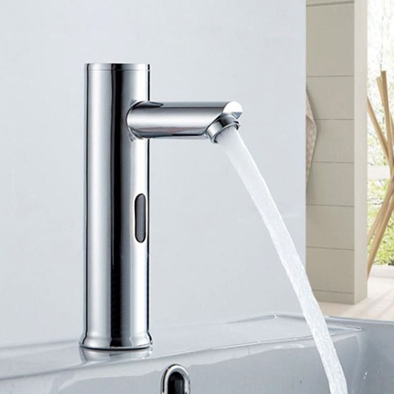 Touchless Bathroom Faucet with Motion Sensor and Single Hole Deck Mount - Image 4