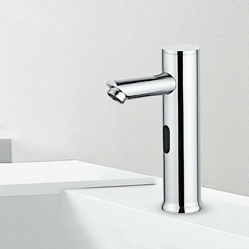 Touchless Bathroom Faucet with Motion Sensor and Single Hole Deck Mount - Image 9