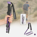 Trekking Poles with Ergonomic Foam Grip Collapsible Foldable Design and Adjustable Height - Image 5