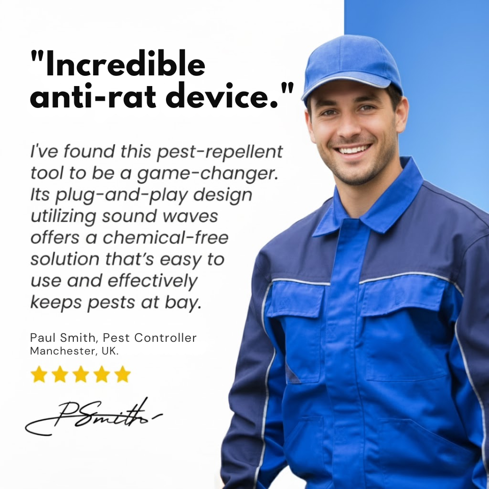 Ultrasonic Mouse Repellent with Plug-In Design and Digital Display - Image 12