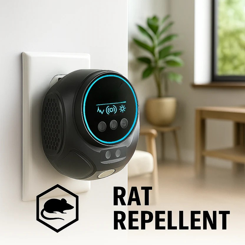 Ultrasonic Mouse Repellent with Plug-In Design and Digital Display - Image 17