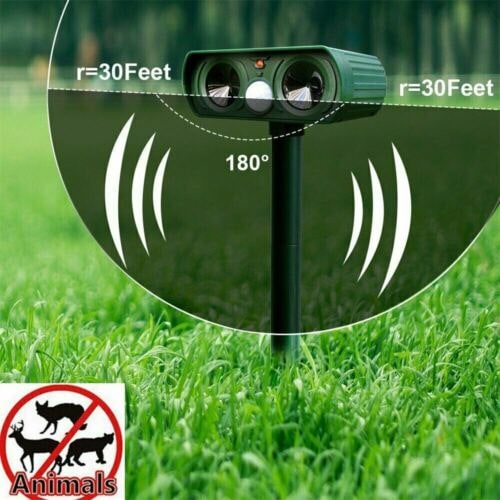 Ultrasonic Pest Repeller with Solar Power and Motion Detection for Gardens - Image 5