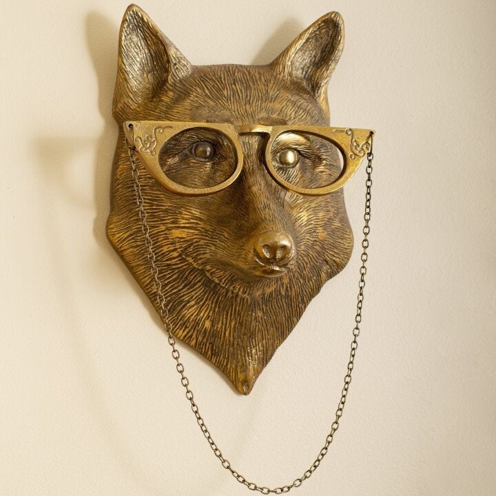 Wall Art Animal Head Sculpture with Textured Details and Antique Gold Finish - Image 18