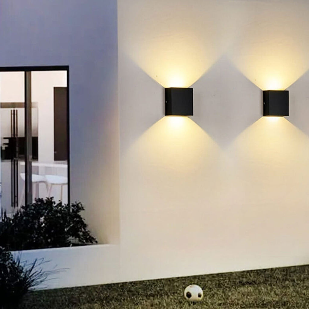 Wall Light LED Up Down Outdoor Sconce with Adjustable Brightness - Image 1