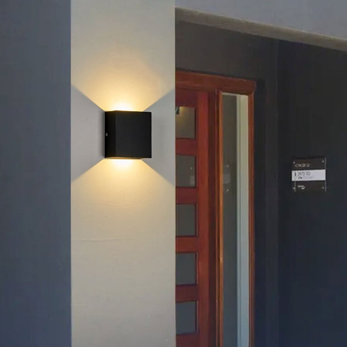 Wall Light LED Up Down Outdoor Sconce with Adjustable Brightness - Image 8
