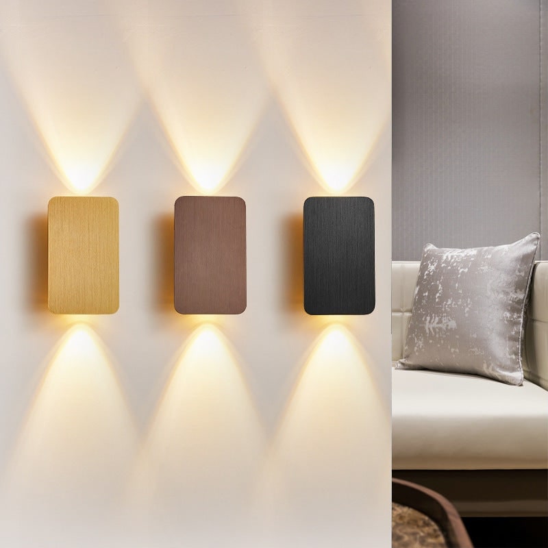 Wall Sconce Lighting with Bi-Directional LED and Brushed Metal Finish - Image 2