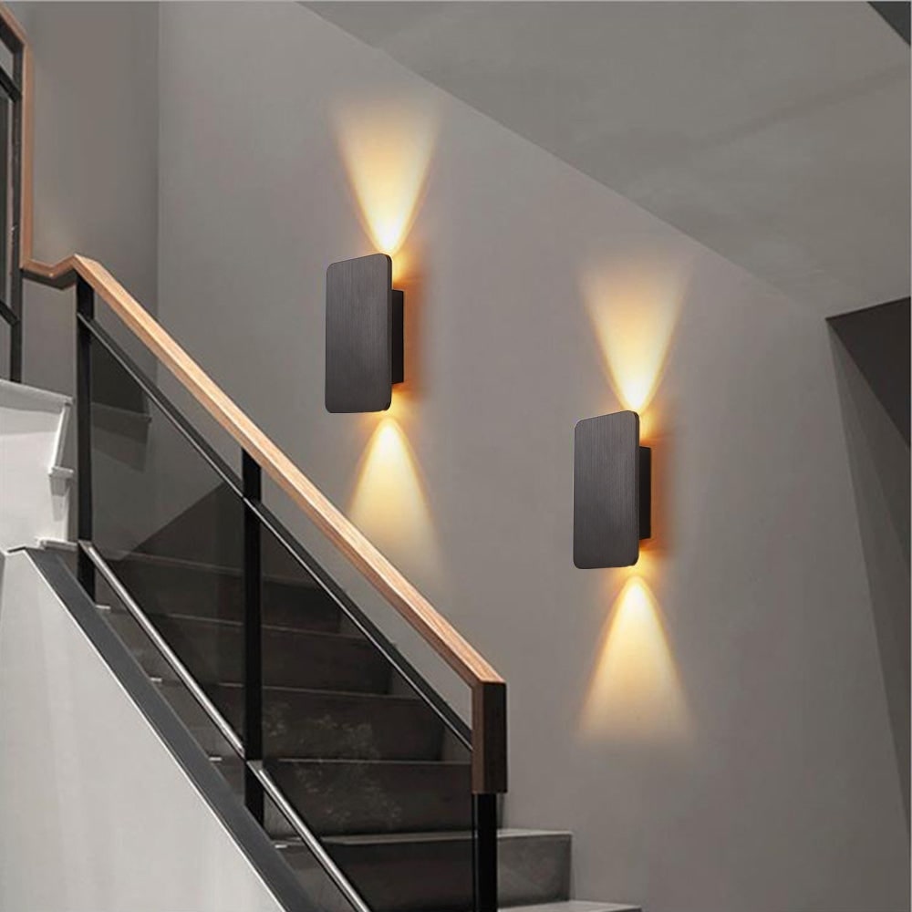 Wall Sconce Lighting with Bi-Directional LED and Brushed Metal Finish - Image 5