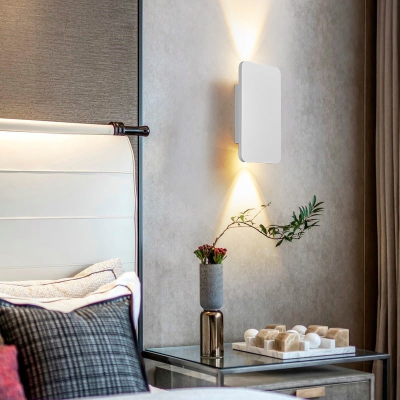 Wall Sconce Lighting with Bi-Directional LED and Brushed Metal Finish - Image 6