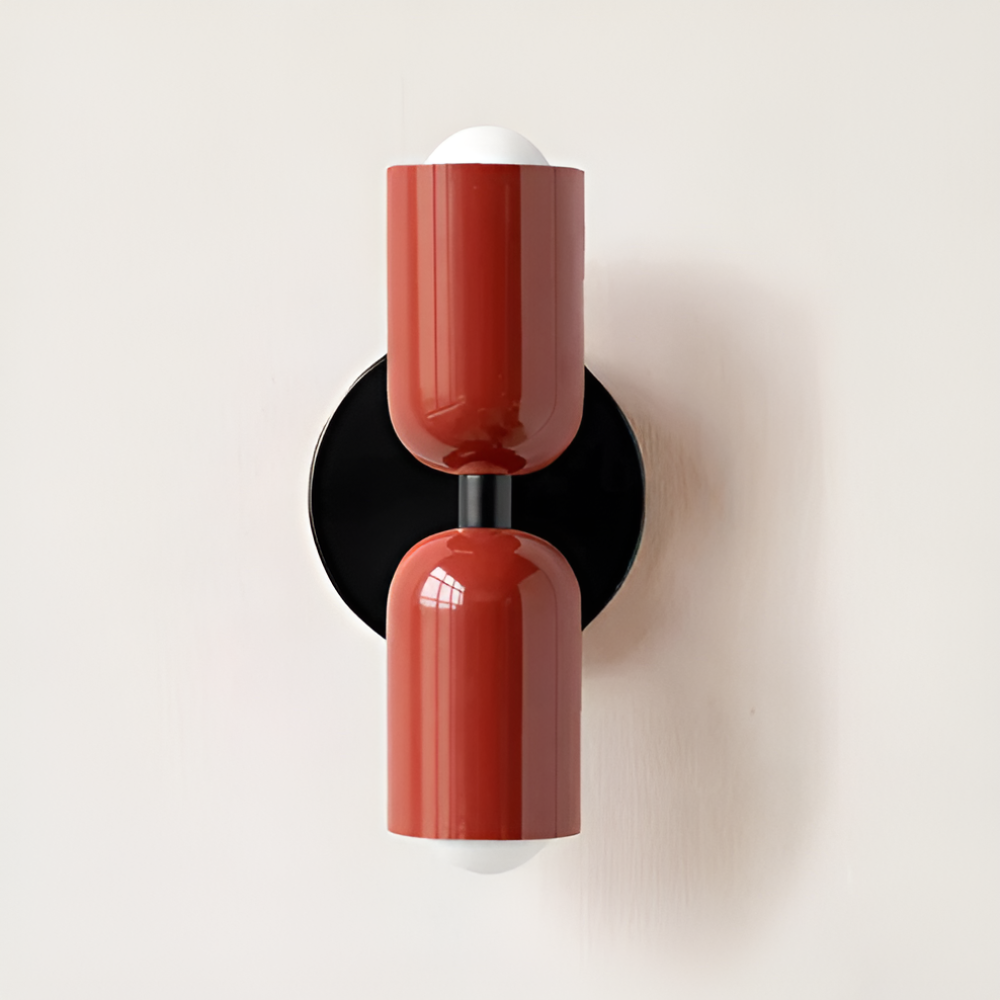 Wall Sconce Lighting with Dual Capsule Shades and Up-Down Illumination - Image 11