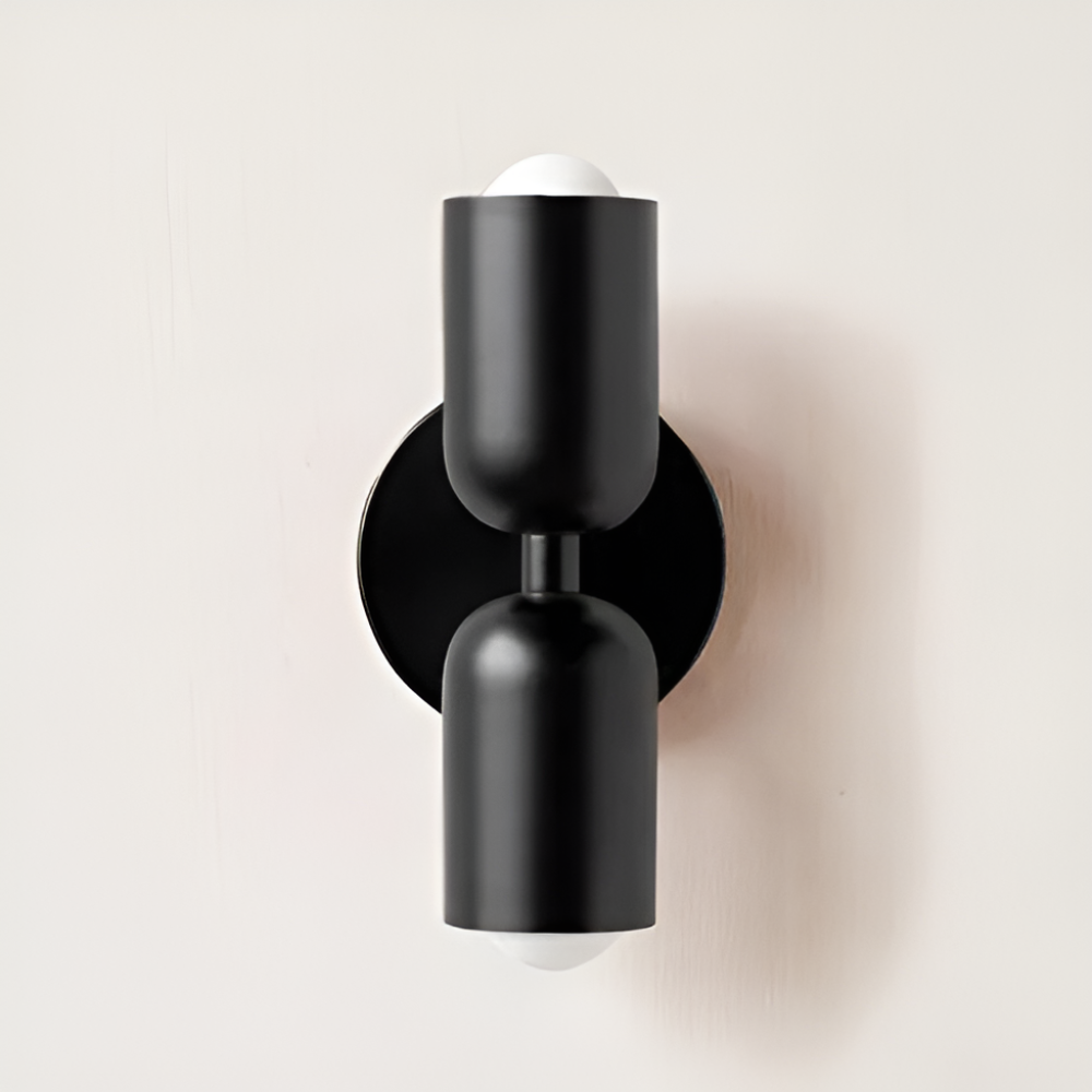 Wall Sconce Lighting with Dual Capsule Shades and Up-Down Illumination - Image 8