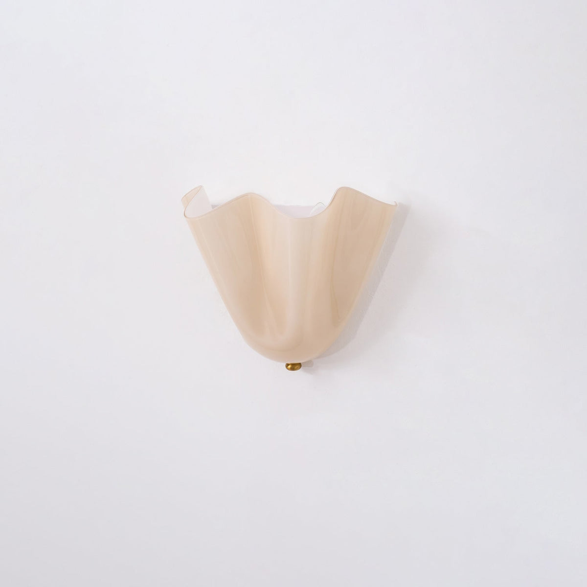 Wall Sconce with Wavy Handkerchief Glass Shade and Warm Ambient Lighting - Image 51