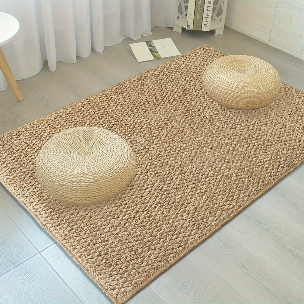 Welcome Door Mat with Non-Slip Base Absorbent Textured Indoor Entryway Rug - Image 5