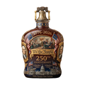 Whiskey Decanter with Liberty Bell Stopper Ceramic Patriotic Design and Gold Accents - Image 1