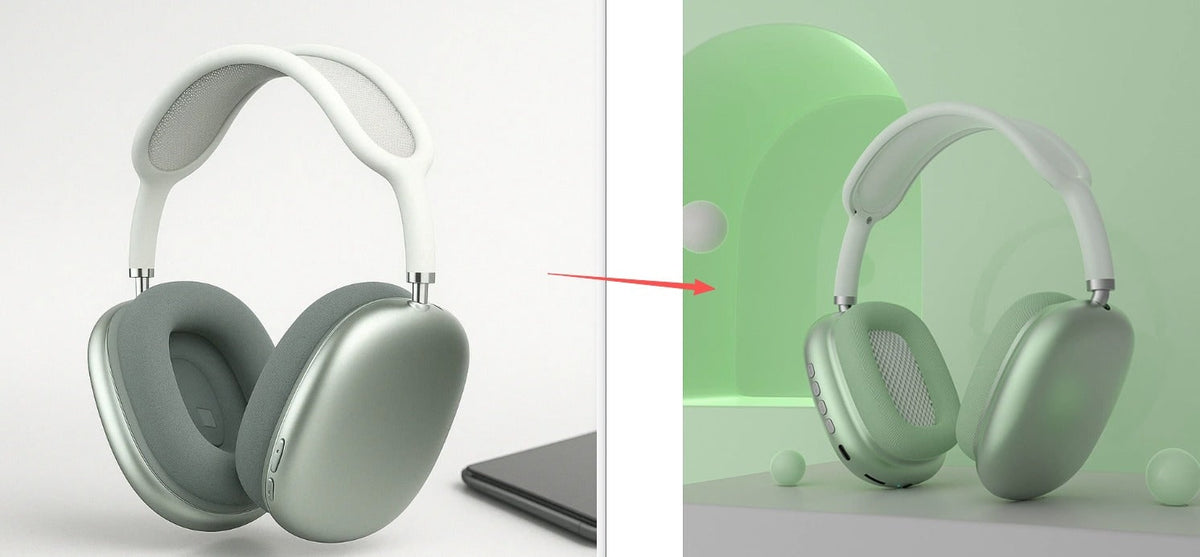 Wireless Over Ear Headphones with Active Noise Cancellation and Mesh Headband - Image 9